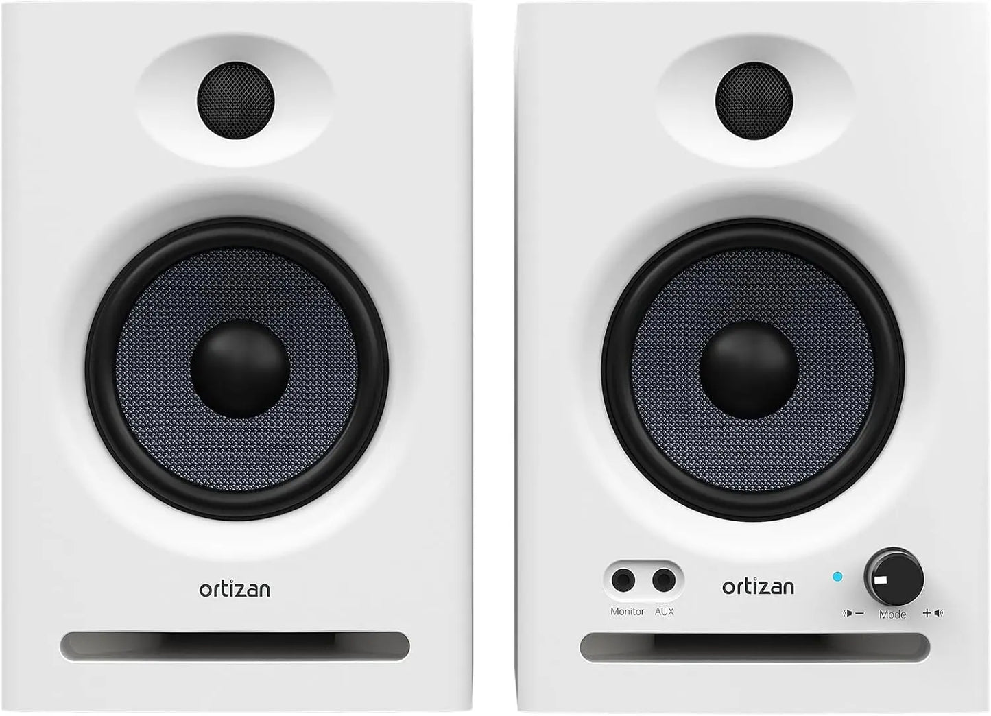 Ortizan Audio Bookshelf Active Speakers Studio Monitor,Bluetooth 5.3 Wireless Computer TV PC USB DAC HiFi Home Subwoofer System