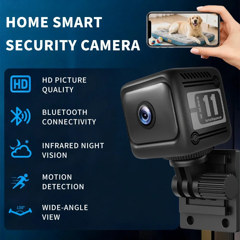 WiFi W11 Mini HD Long-Lasting Battery Life Camera Wireless Remote Monitor Camera Tiny Home IP Camera No Need To Plug in Body Cam